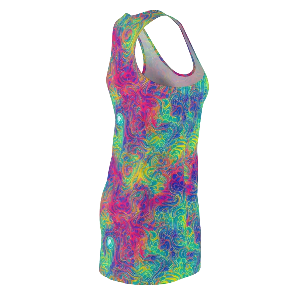 Mosaic Current on Racerback Dress — Back Side