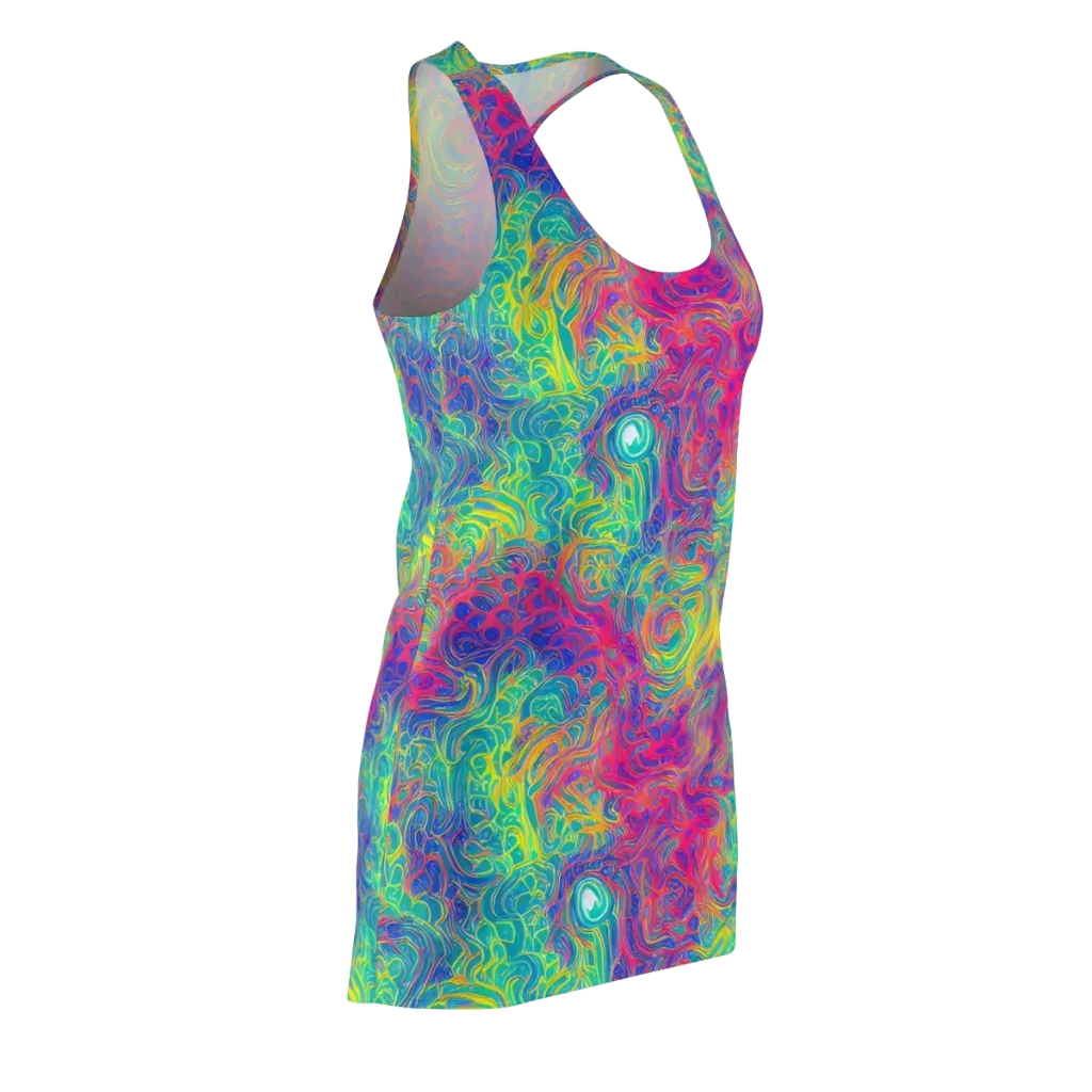 Mosaic Current on Racerback Dress — Front Side