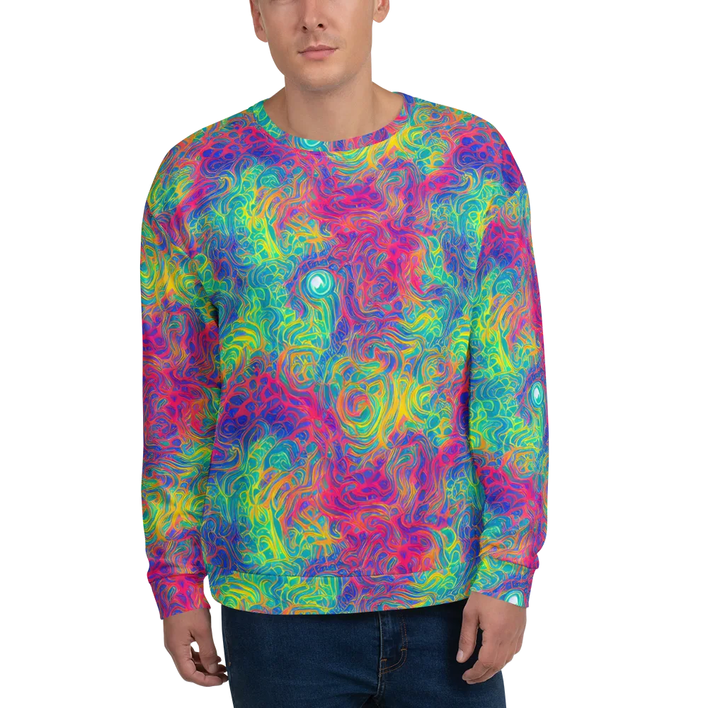 Mosaic Current on Sweatshirt — Front