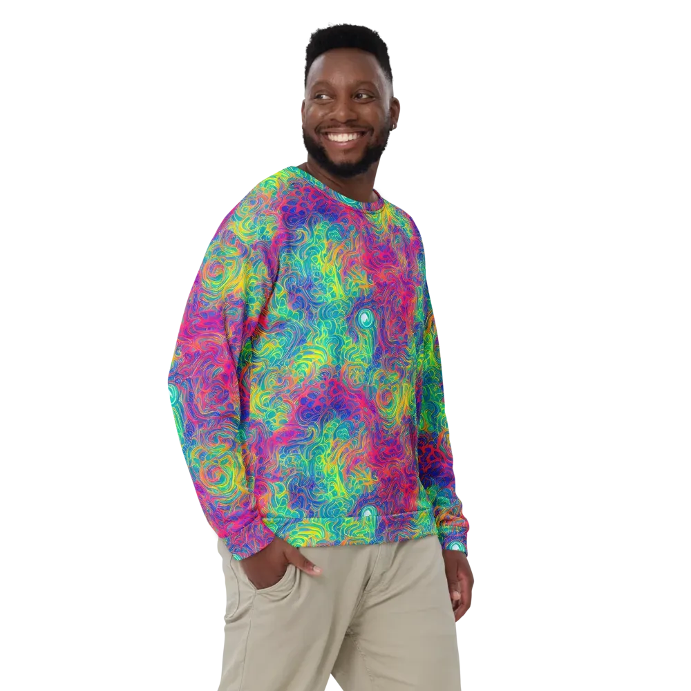 Mosaic Current on Sweatshirt — Front