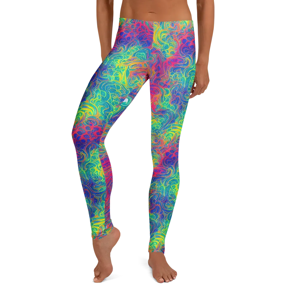 Mosaic Current on Leggings — Front