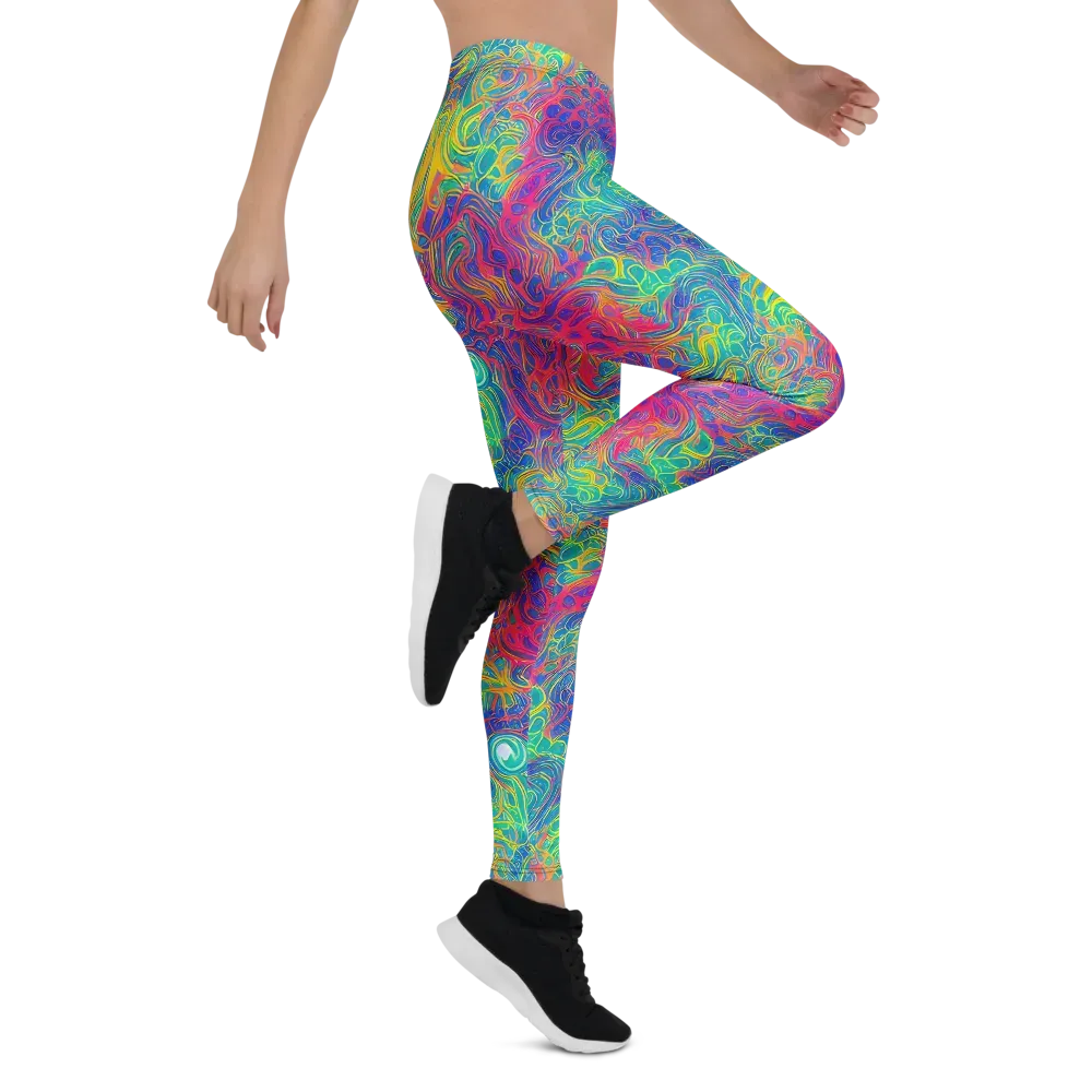 Mosaic Current on Leggings — Right