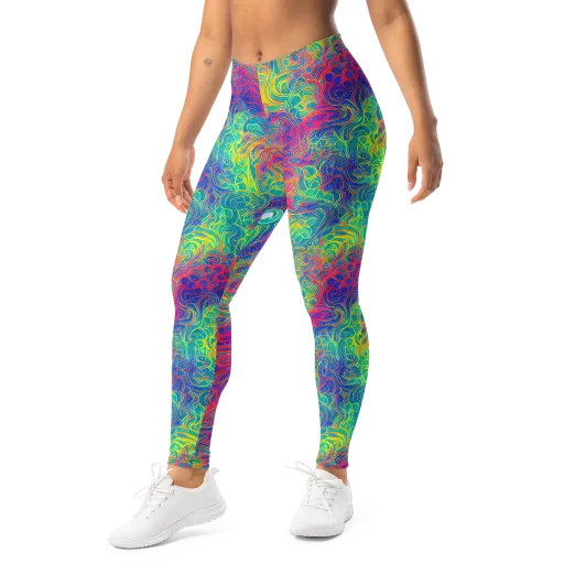 Mosaic Current on a Leggings