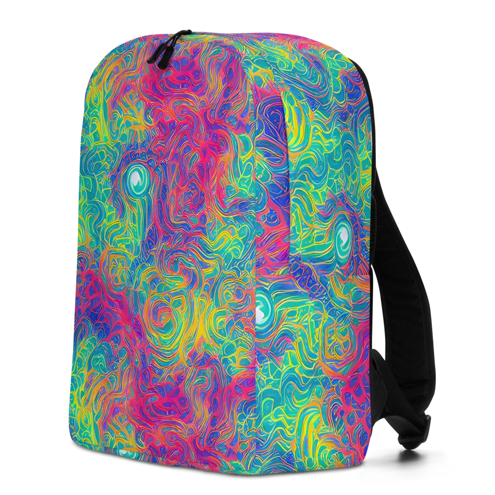 Mosaic Current on Minimalist Backpack — Left