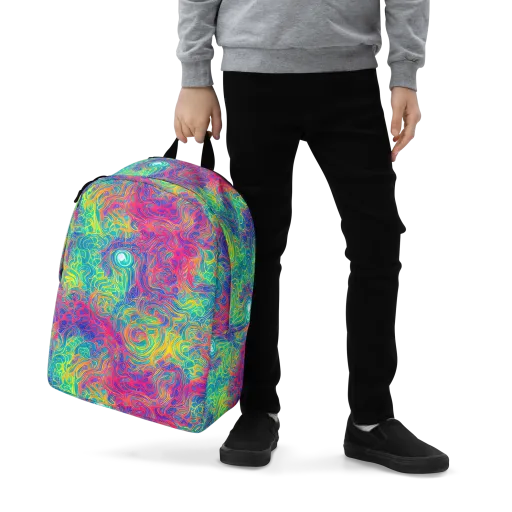 Mosaic Current on a Minimalist Backpack