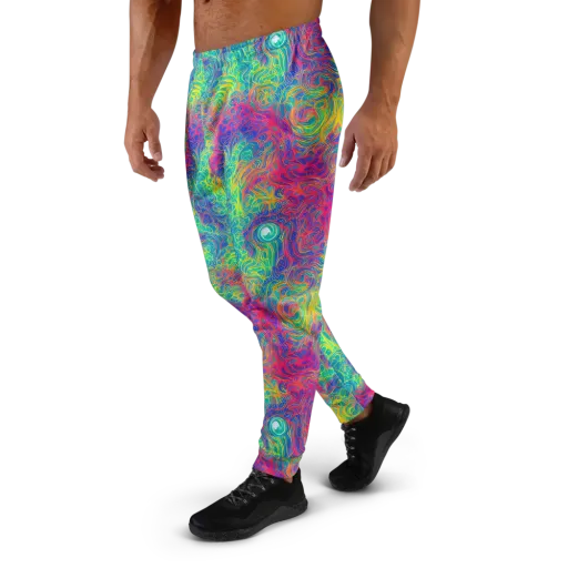 Mosaic Current on a Men's Joggers