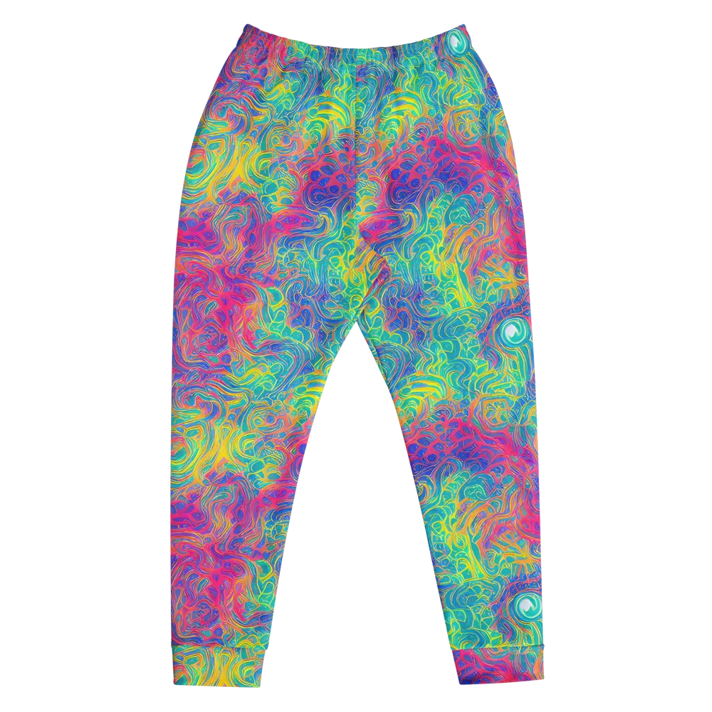 Mosaic Current on Men's Joggers — Front