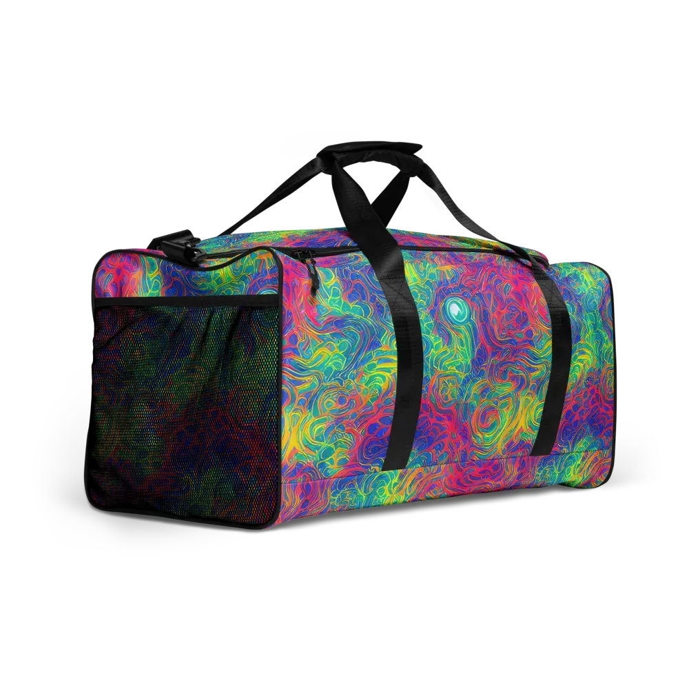 Mosaic Current on Duffle Bag — Right Front