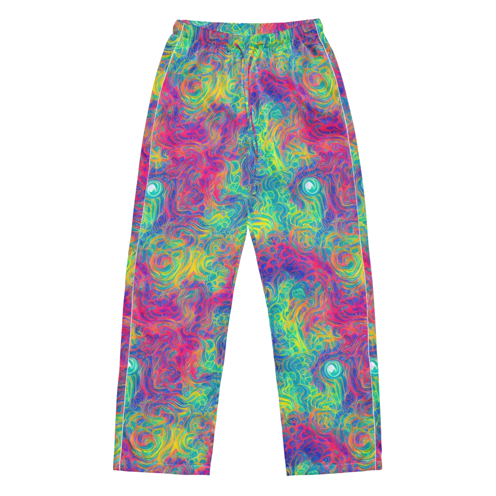 Mosaic Current on Women's Pajama Pants — Front