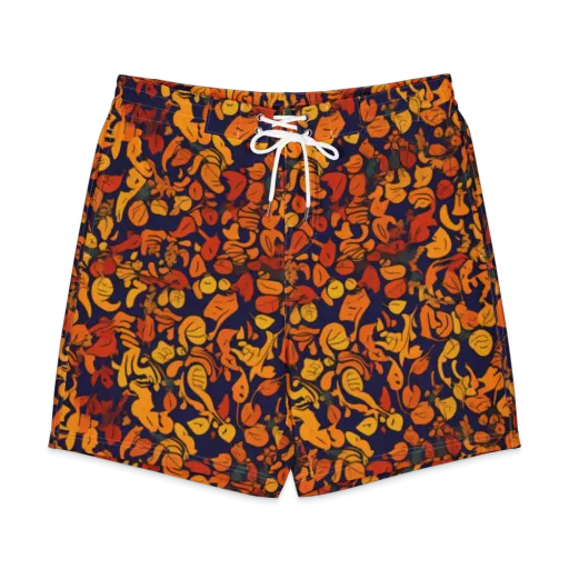 Autumn Voltage on a Men's Board Shorts