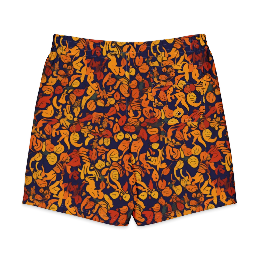 Autumn Voltage on Men's Board Shorts — Back
