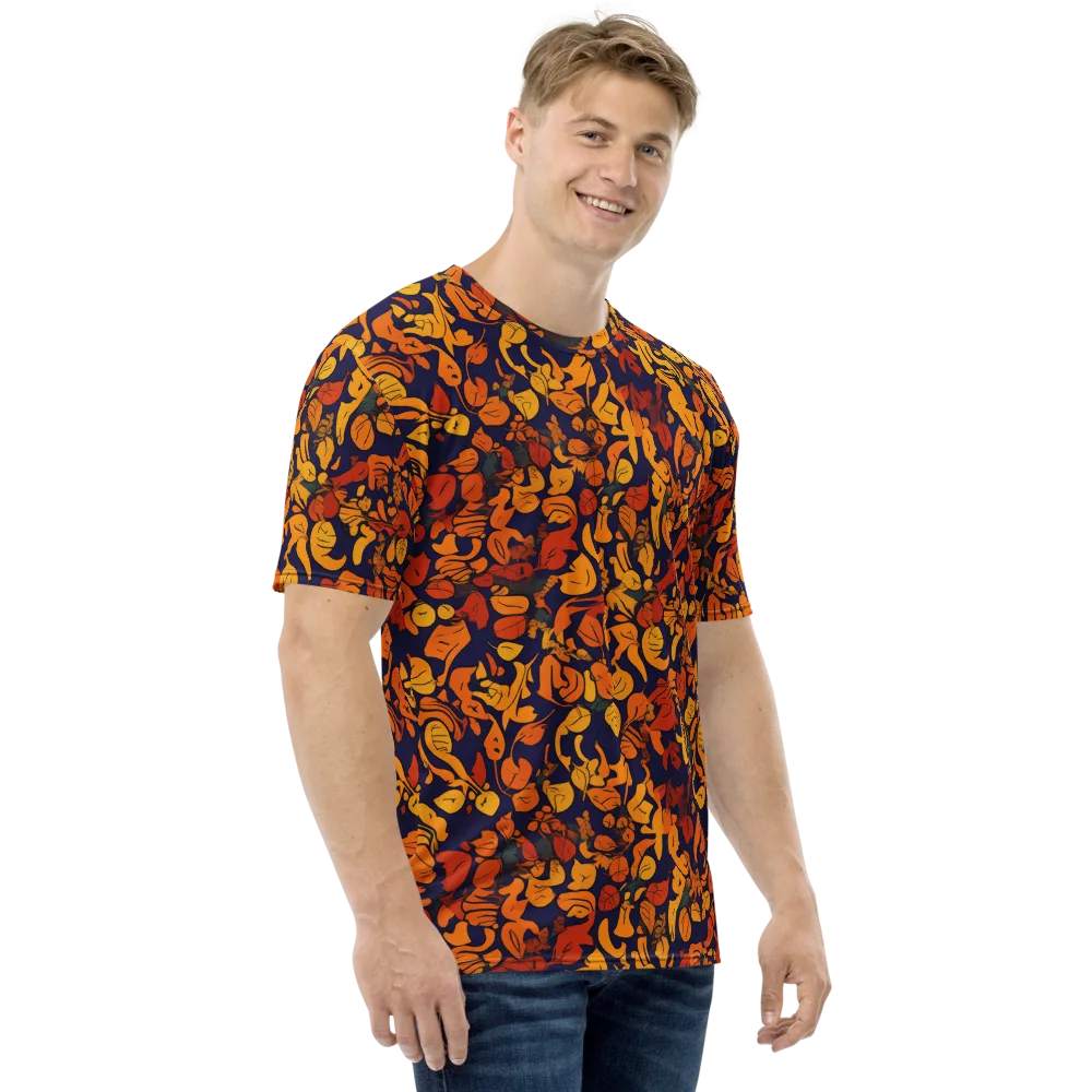 Autumn Voltage on Men's Crew Neck T-Shirt — Right