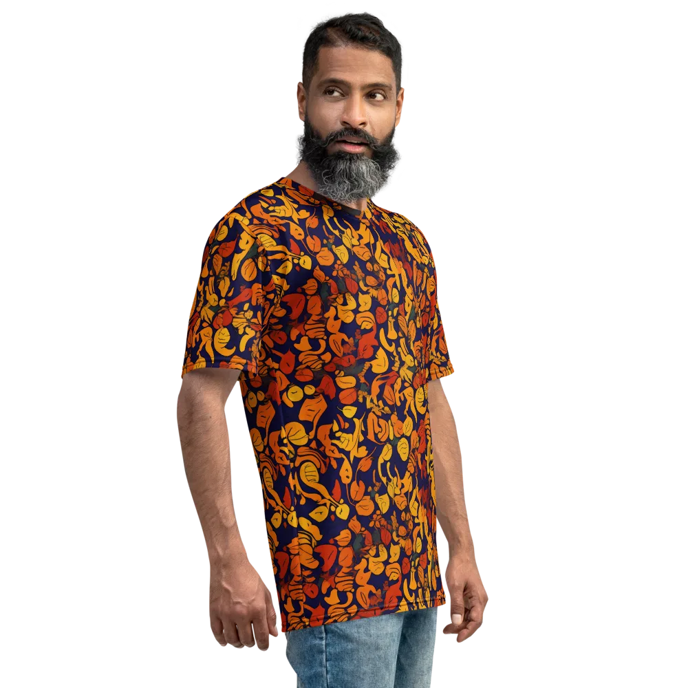 Autumn Voltage on Men's Crew Neck T-Shirt — Right