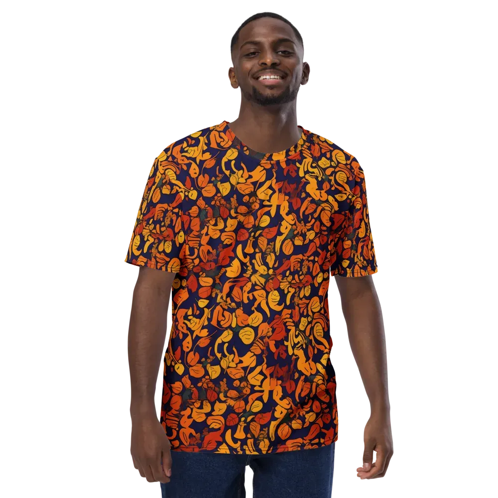 Autumn Voltage on Men's Crew Neck T-Shirt — Front