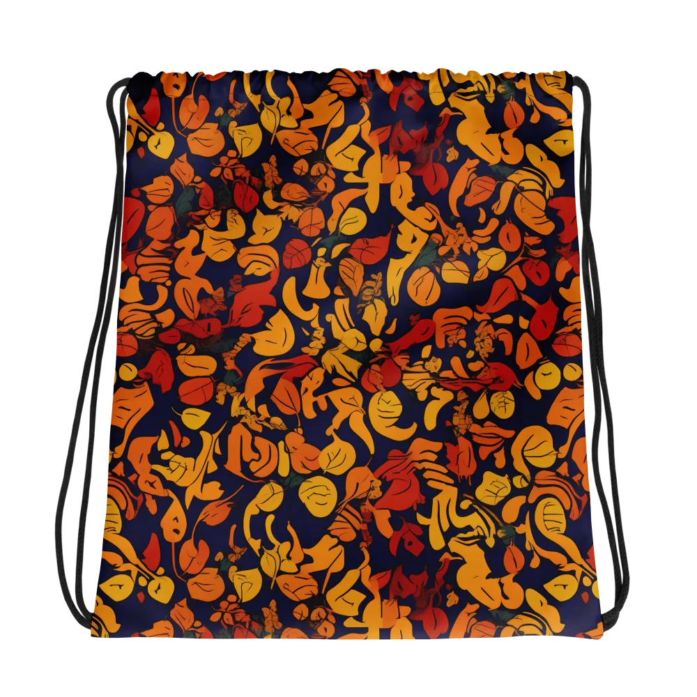 Autumn Voltage on Drawstring Bag — Photo
