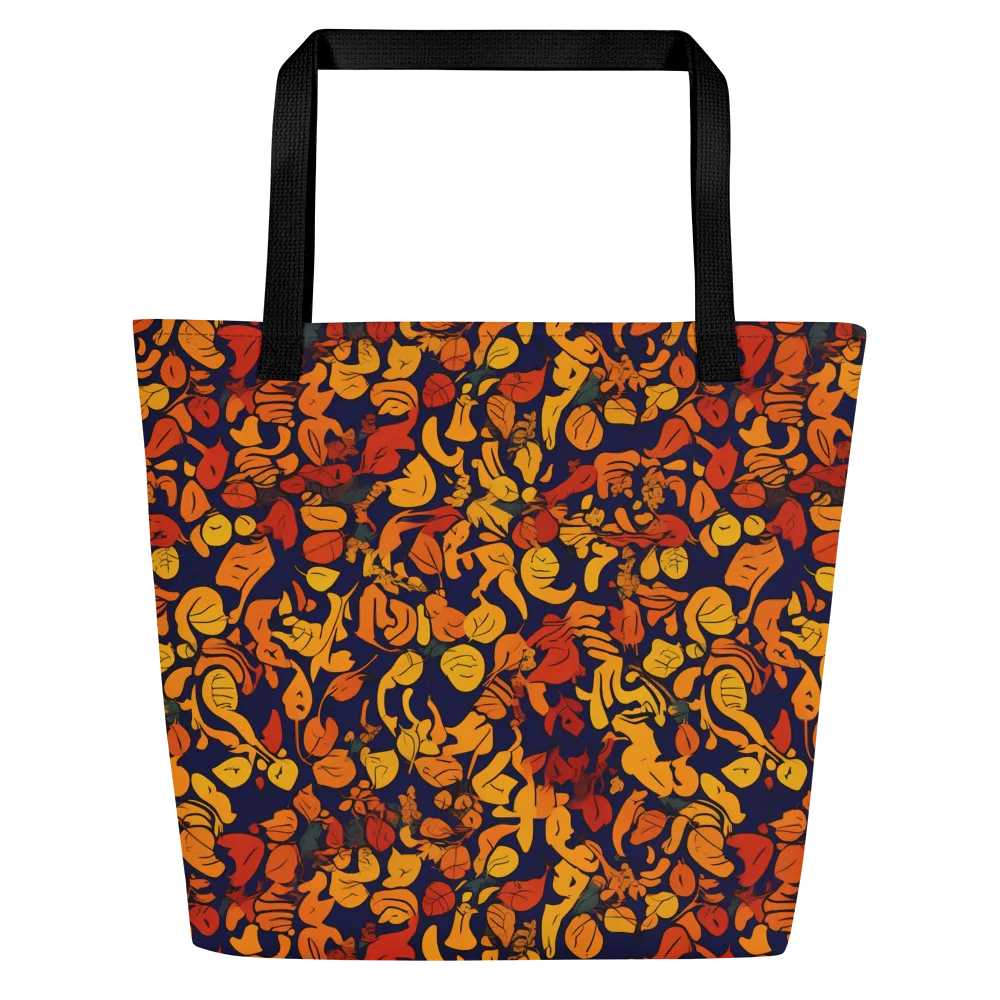 Autumn Voltage on Large Tote Bag W/ Pocket — Front