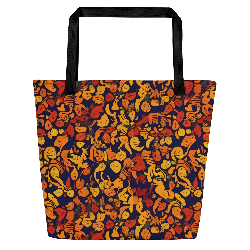 Autumn Voltage on Large Tote Bag W/ Pocket — Front