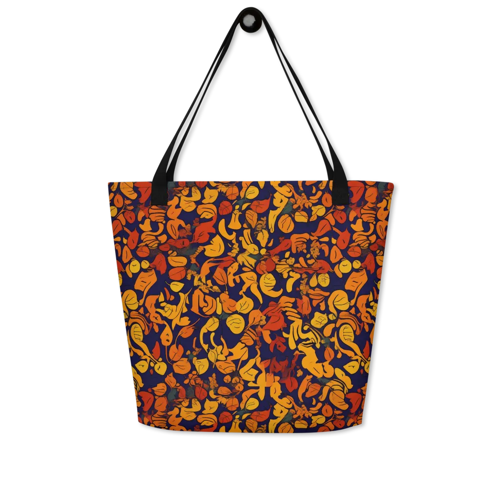 Autumn Voltage on Large Tote Bag W/ Pocket — Front