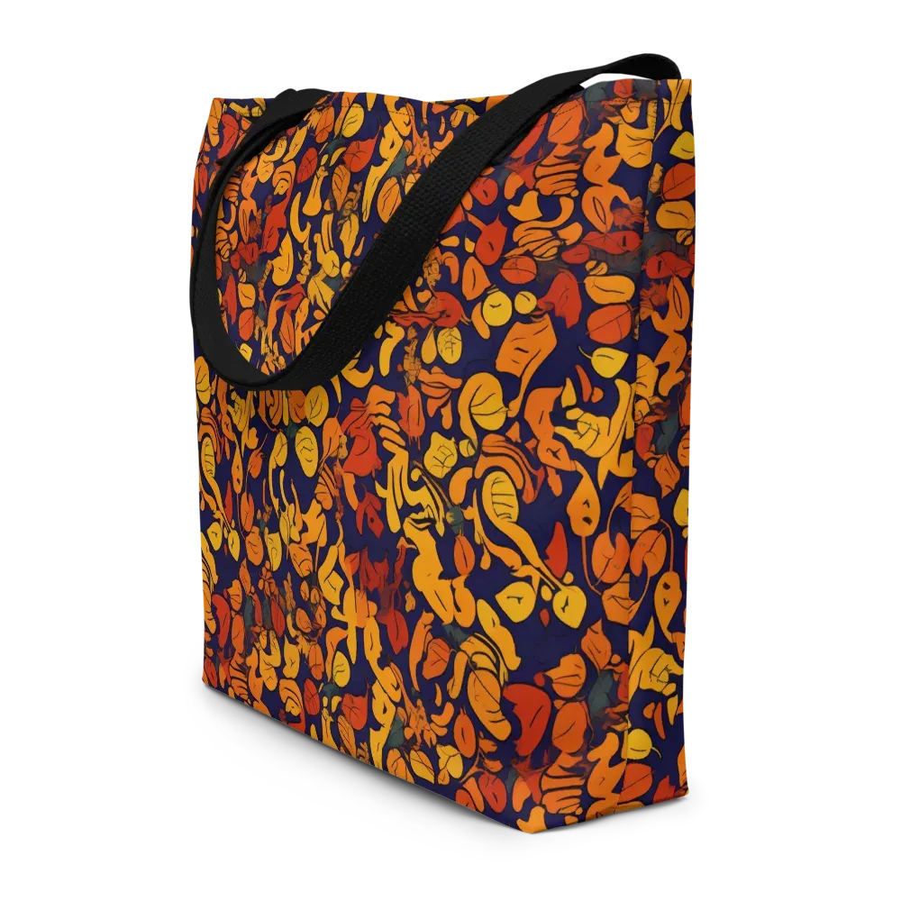 Autumn Voltage on Large Tote Bag W/ Pocket — Front