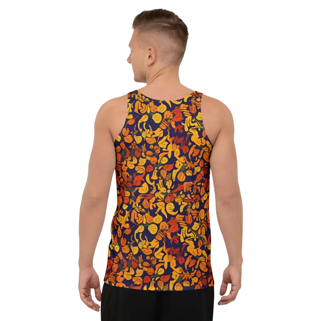 Autumn Voltage on Men's Tank Top — Back