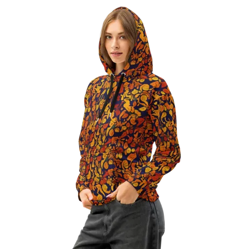 Autumn Voltage on a Cotton Hoodie