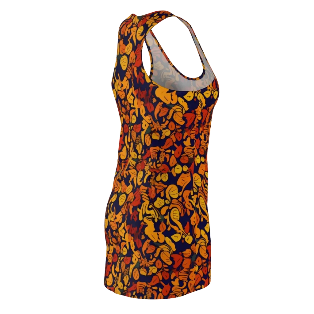 Autumn Voltage on Racerback Dress — Back Side
