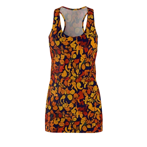 Autumn Voltage on a Racerback Dress