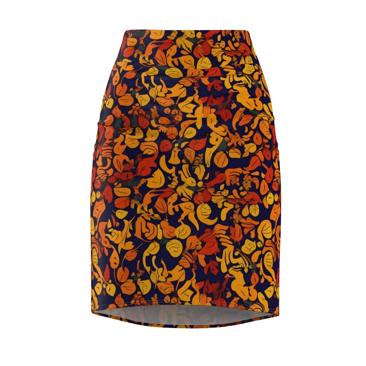 Autumn Voltage on Pencil Skirt — Front