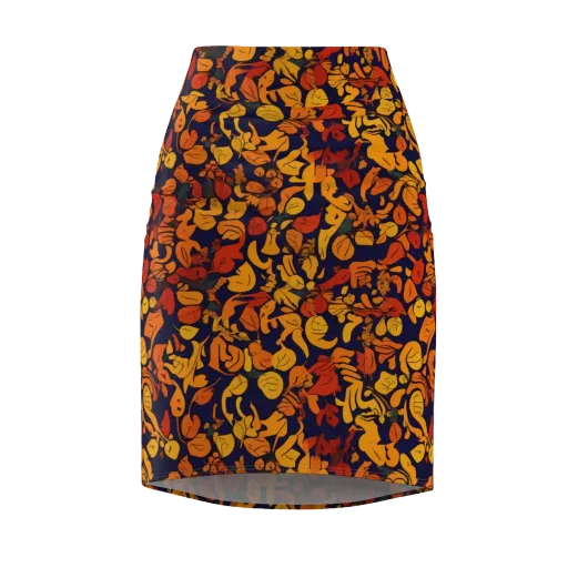 Autumn Voltage on a Pencil Skirt
