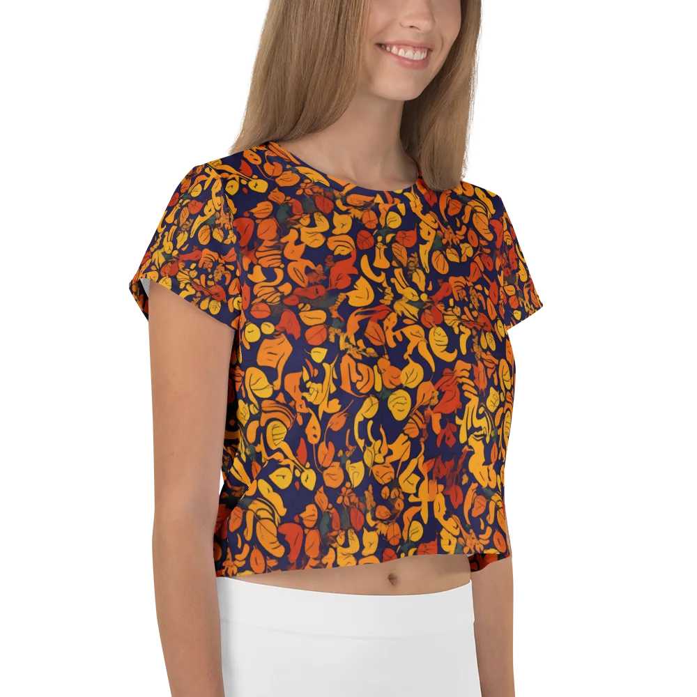 Autumn Voltage on Crop Tee — Right