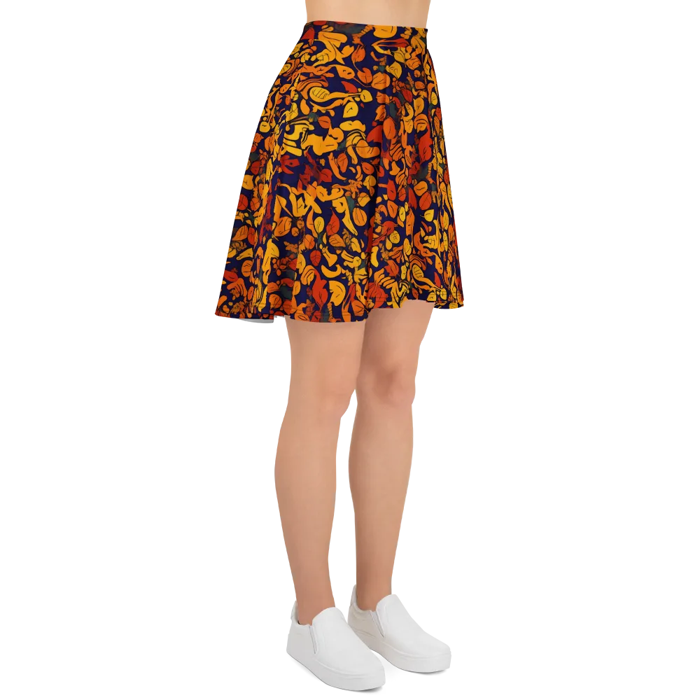 Autumn Voltage on Skater Skirt — Right