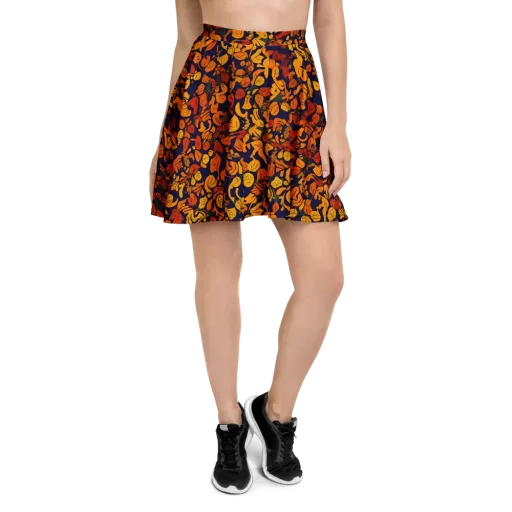Autumn Voltage on a Skater Skirt