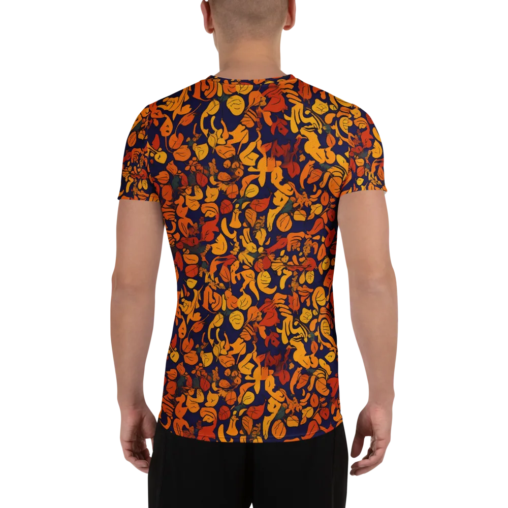 Autumn Voltage on Men's Athletic T-Shirt — Back