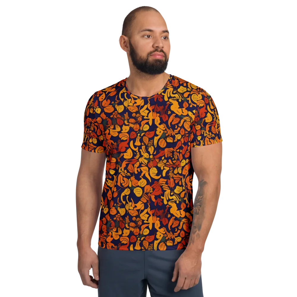 Autumn Voltage on Men's Athletic T-Shirt — Front