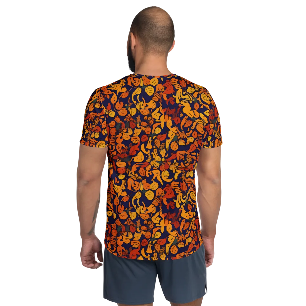 Autumn Voltage on Men's Athletic T-Shirt — Back