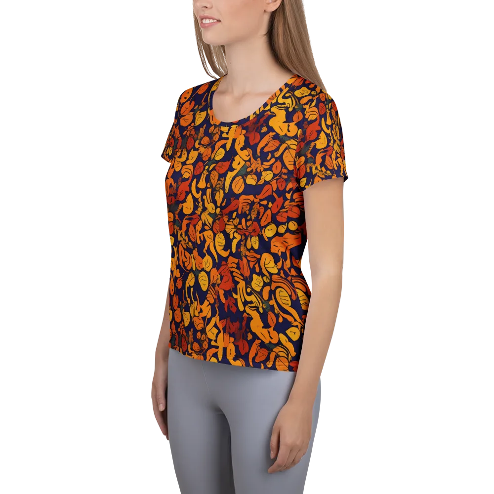 Autumn Voltage on Women's Athletic T-Shirt — Left
