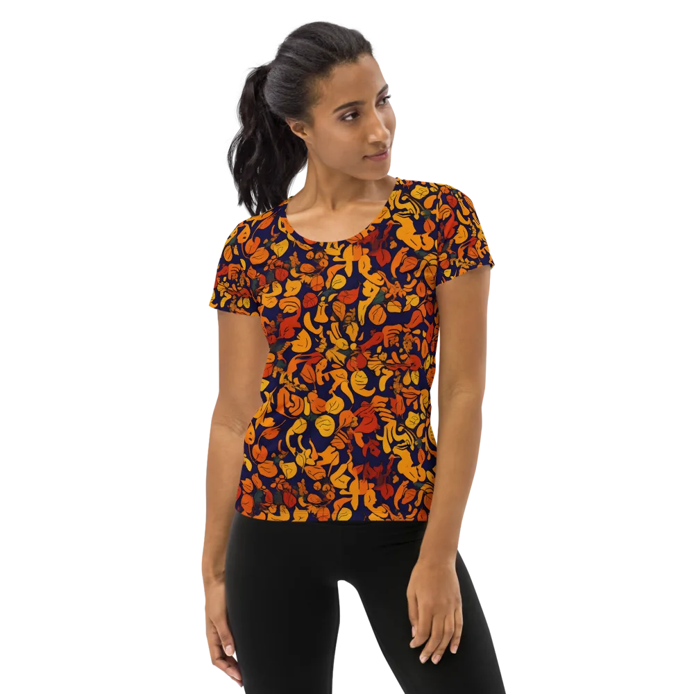 Autumn Voltage on Women's Athletic T-Shirt — Front