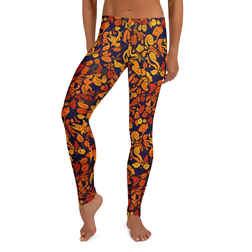 Autumn Voltage on Leggings — Front
