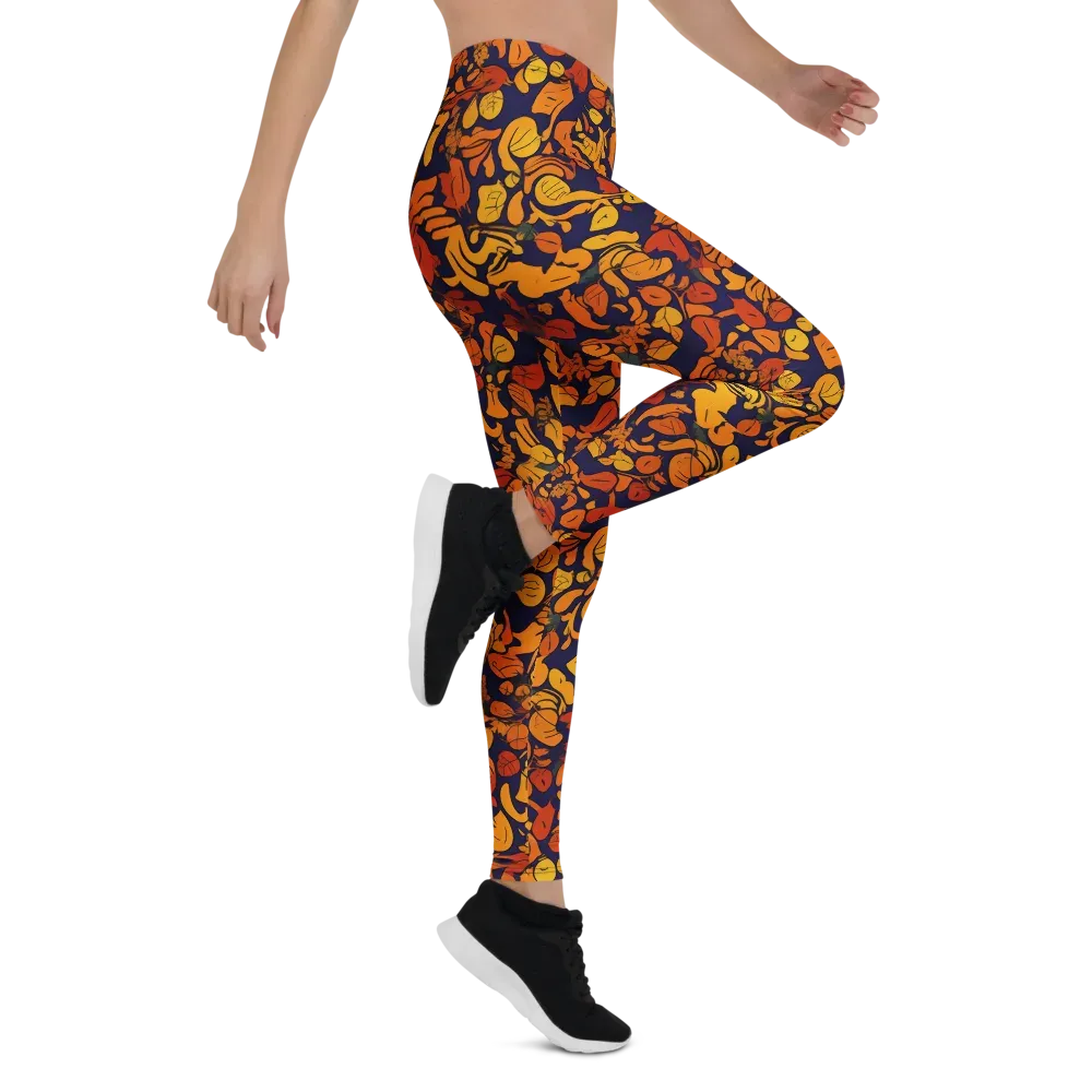 Autumn Voltage on Leggings — Right