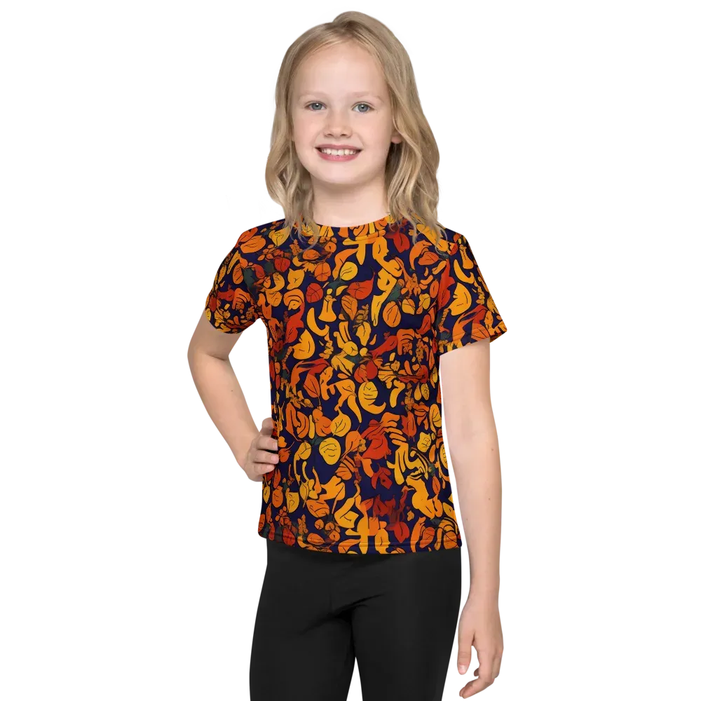 Autumn Voltage on Kids Crew Neck T-Shirt — Front