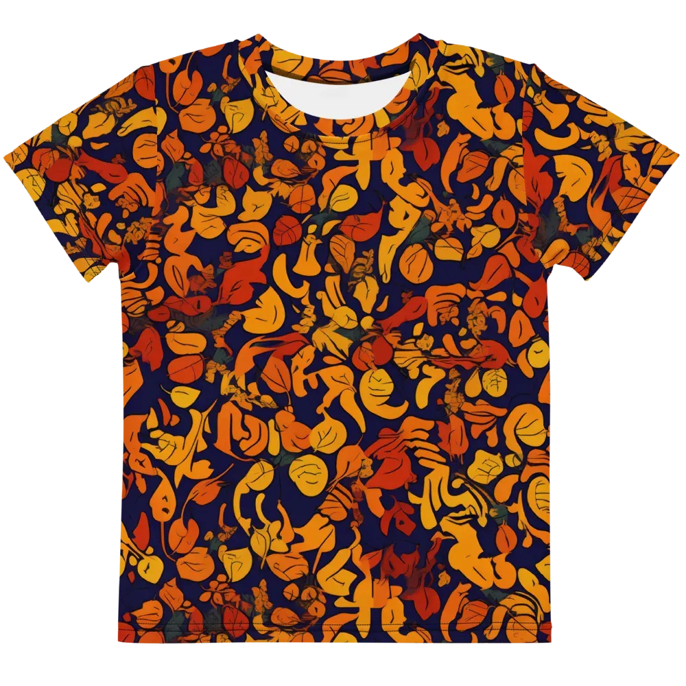 Autumn Voltage on Kids Crew Neck T-Shirt — Front
