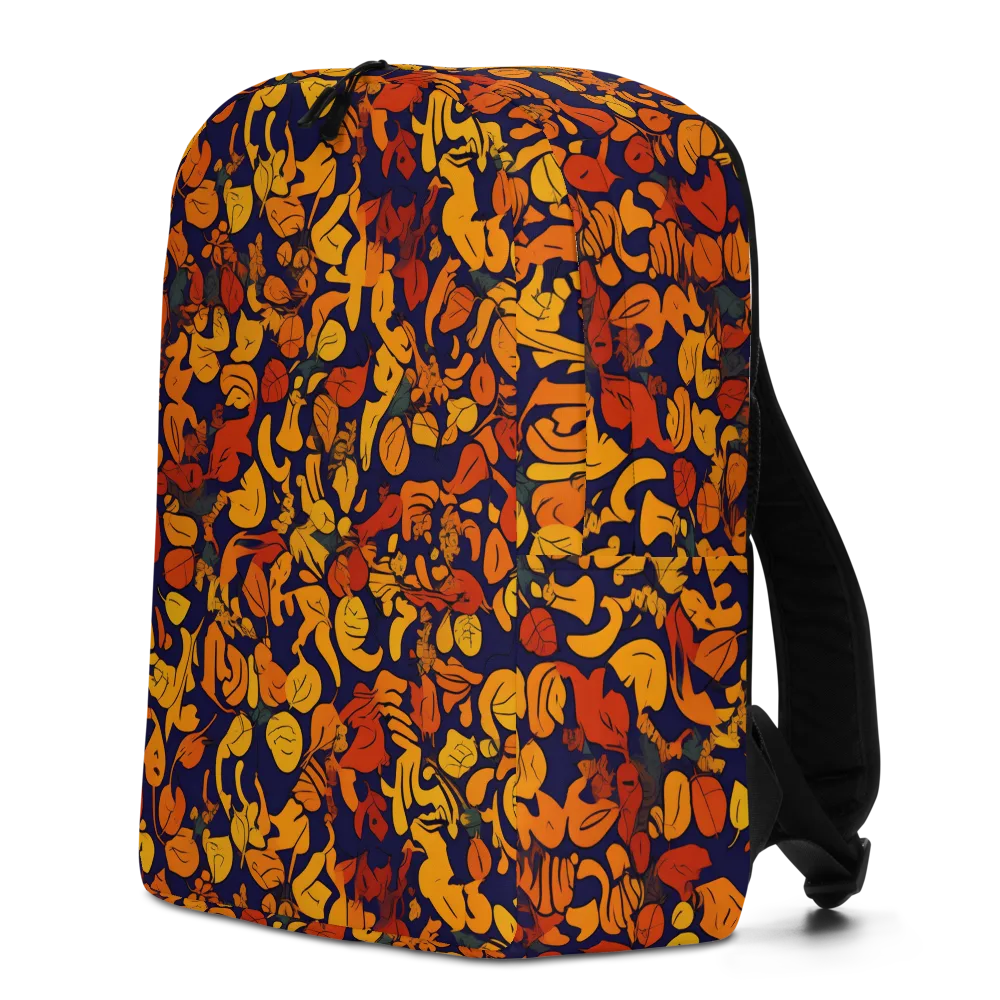 Autumn Voltage on Minimalist Backpack — Left