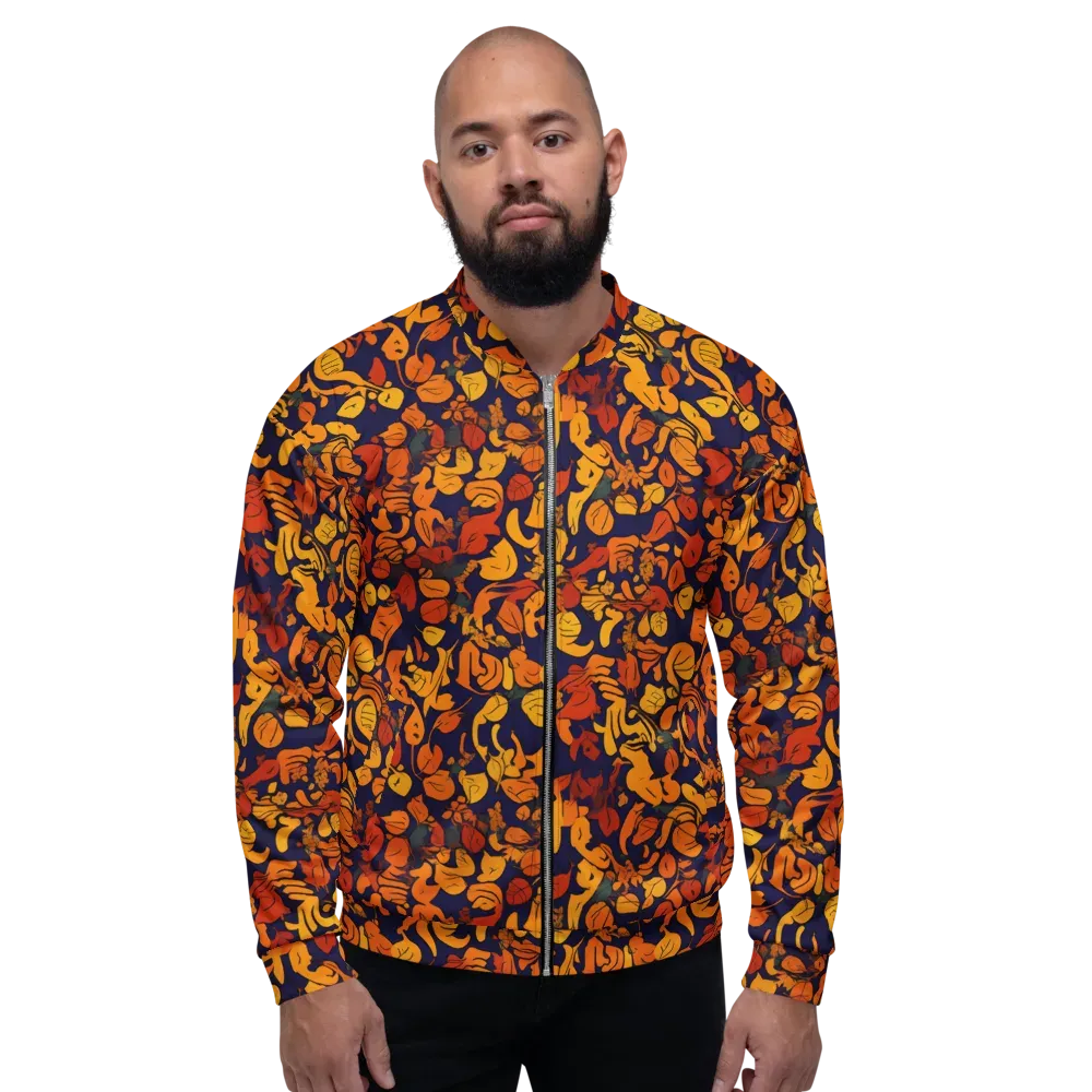Autumn Voltage on Bomber Jacket — Front