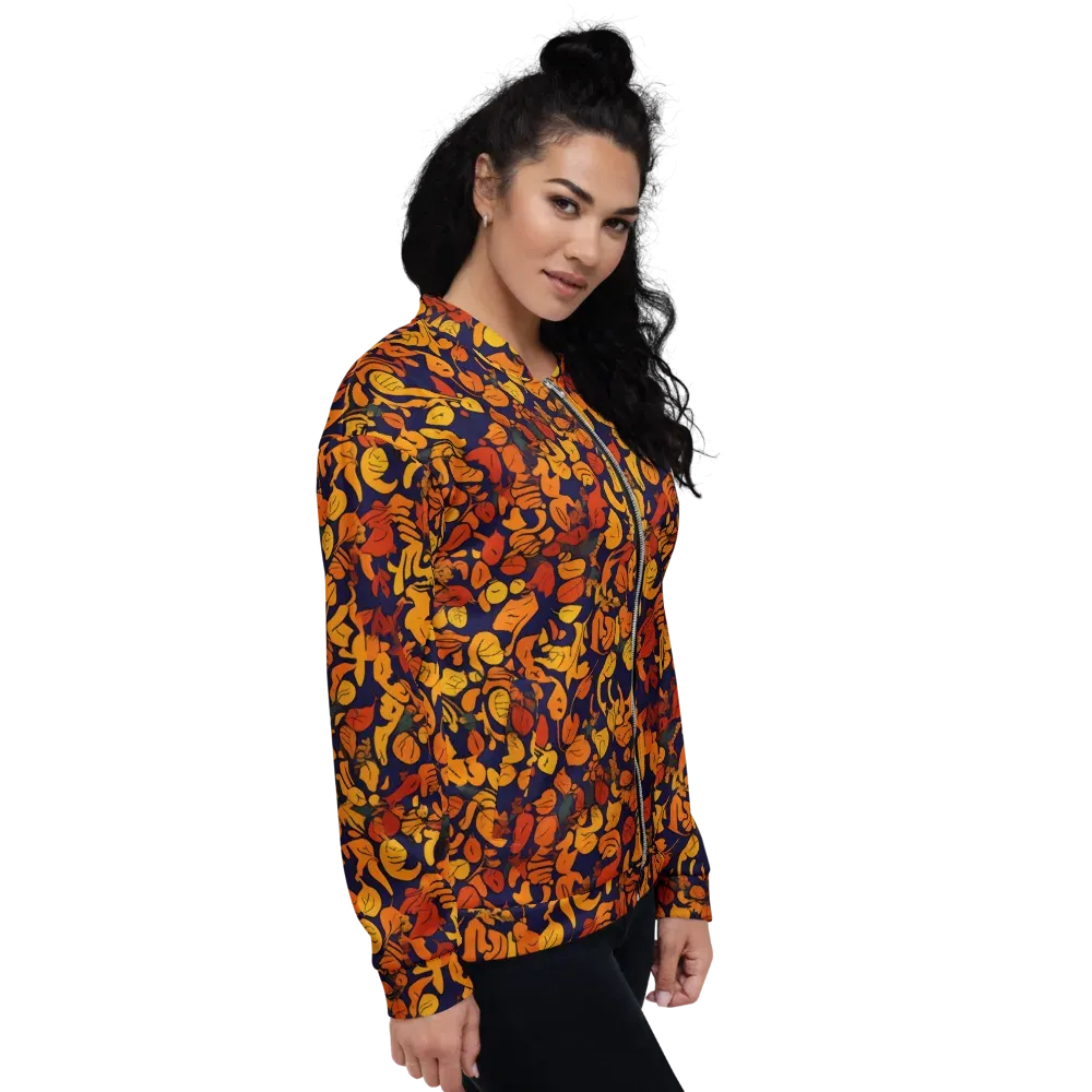 Autumn Voltage on Bomber Jacket — Right