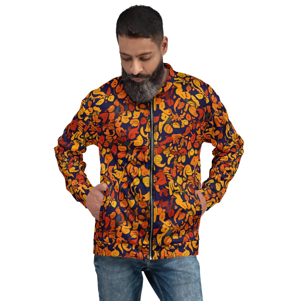 Autumn Voltage on Bomber Jacket — Front