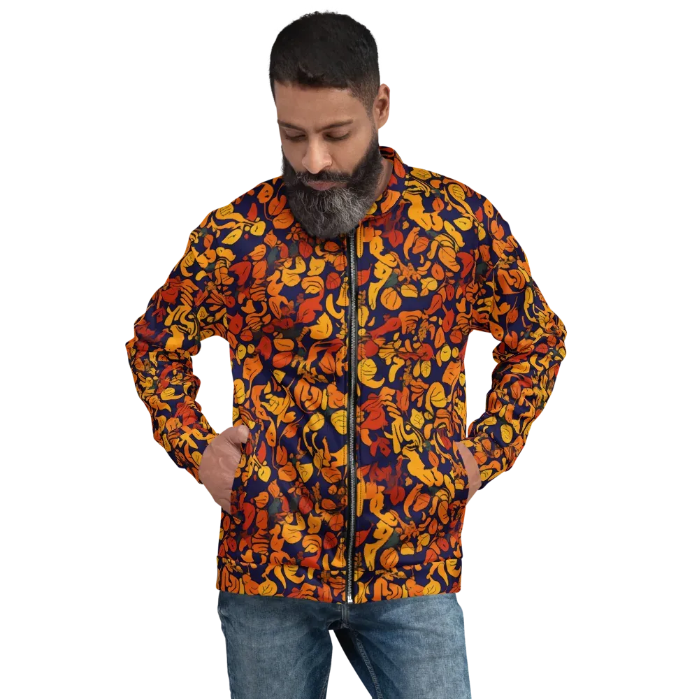 Autumn Voltage on Bomber Jacket — Front