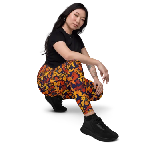 Autumn Voltage on a Leggings with Pockets