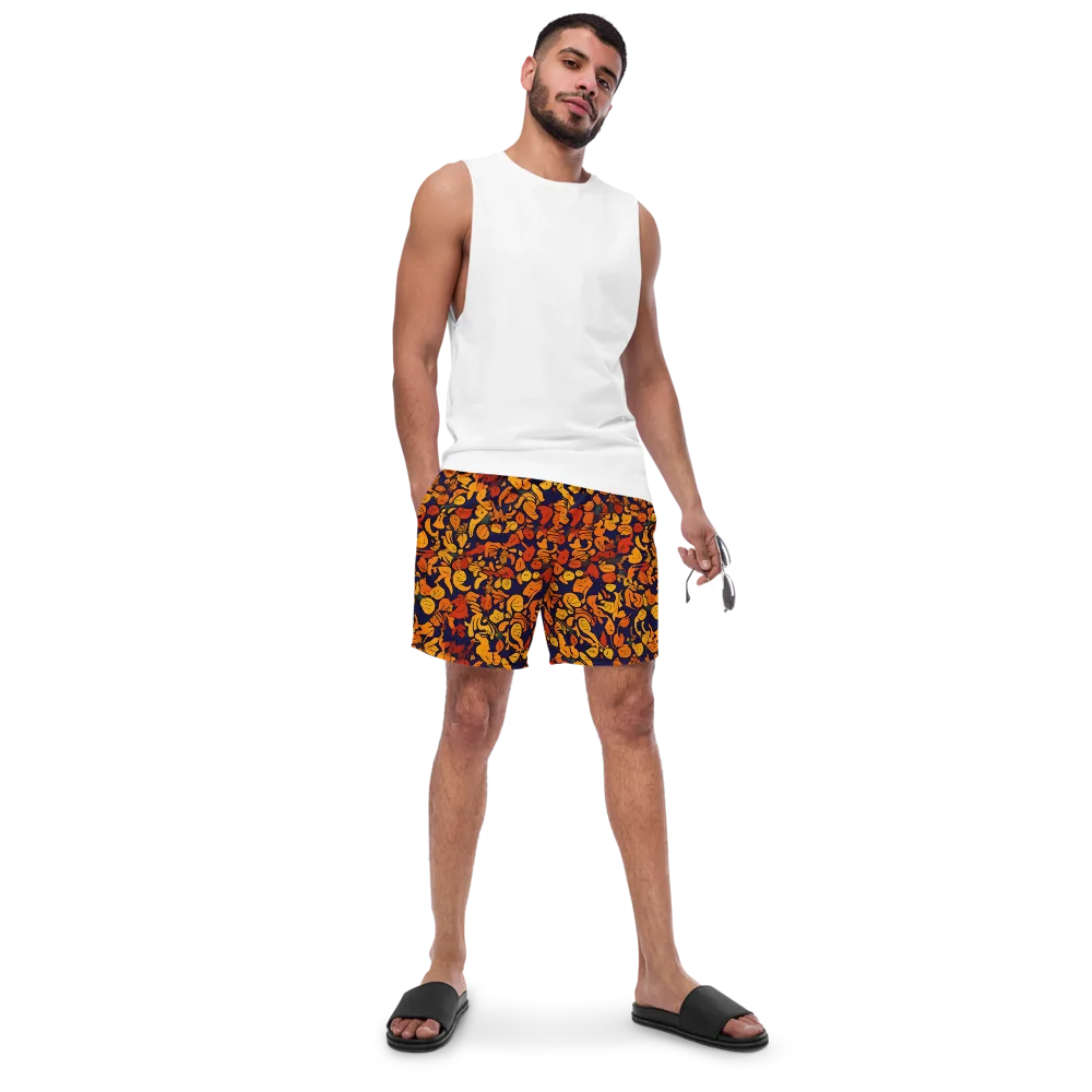 Autumn Voltage on Swim Trunks — Front