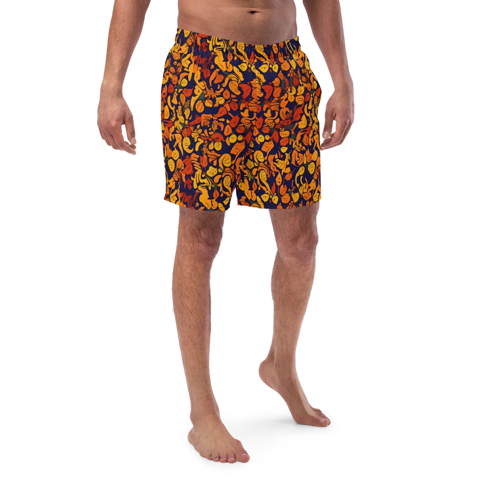 Autumn Voltage on Swim Trunks — Front
