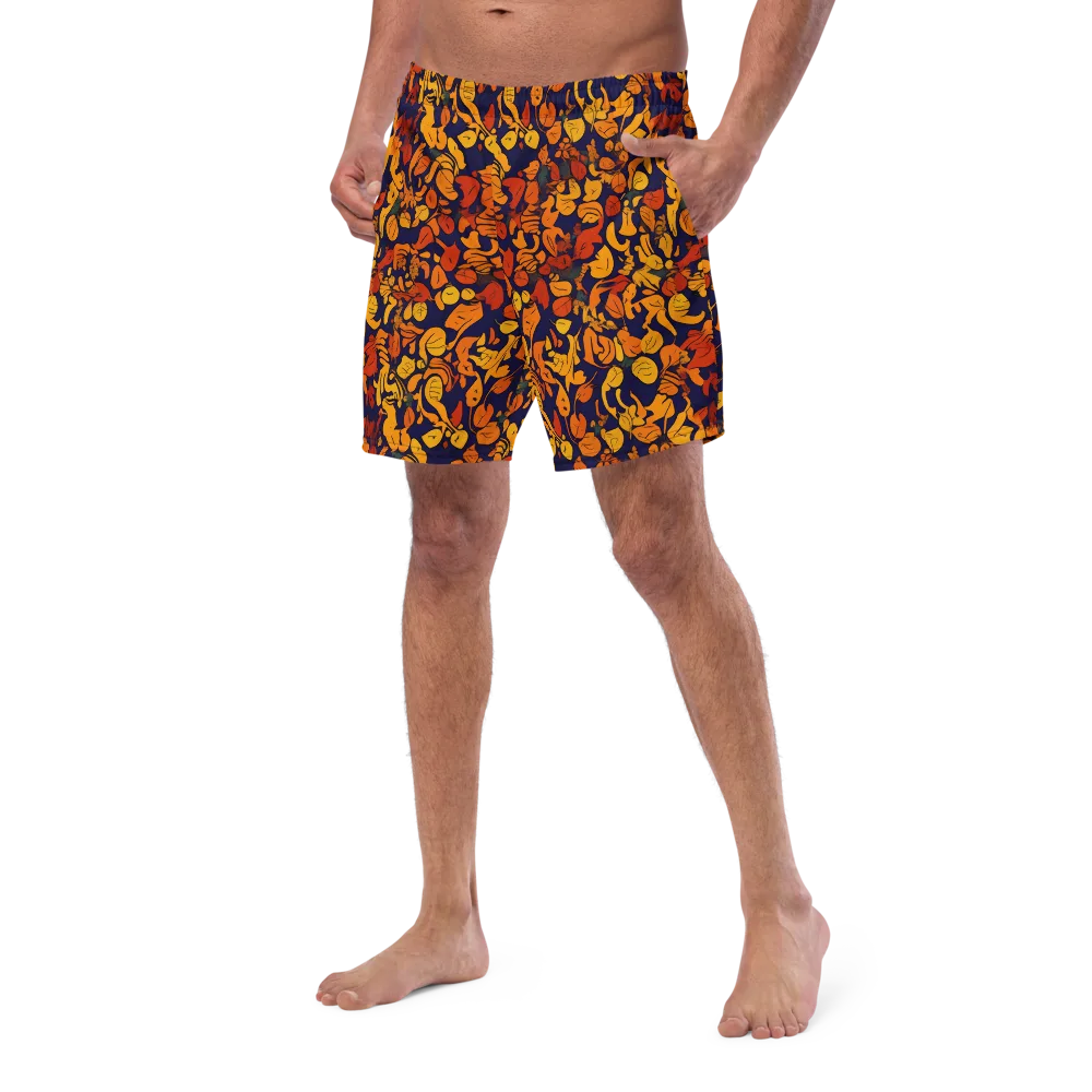 Autumn Voltage on Swim Trunks — Left Front